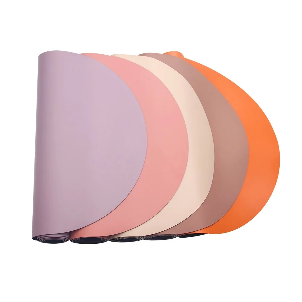 

5mm-Thick Non-Slip, Sweat-Absorbing PU Rubber Yoga Mat for Home Use