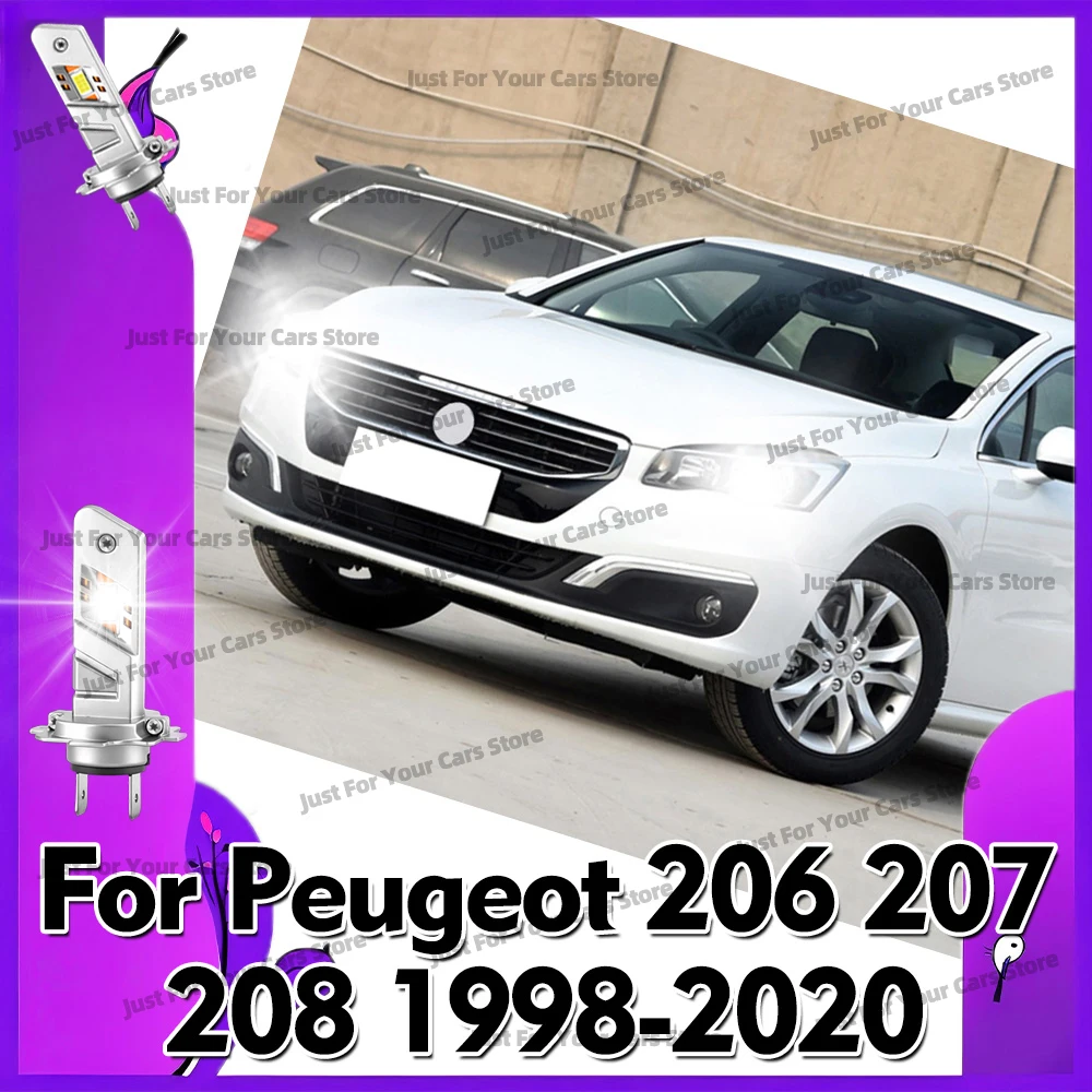 

2x High Bright LED H7 Headlight 30000LM For Peugeot 206 207 208 1998-2020 2009 2010 2011 2012 2013 2014 2015 2016 2017 2018 2019