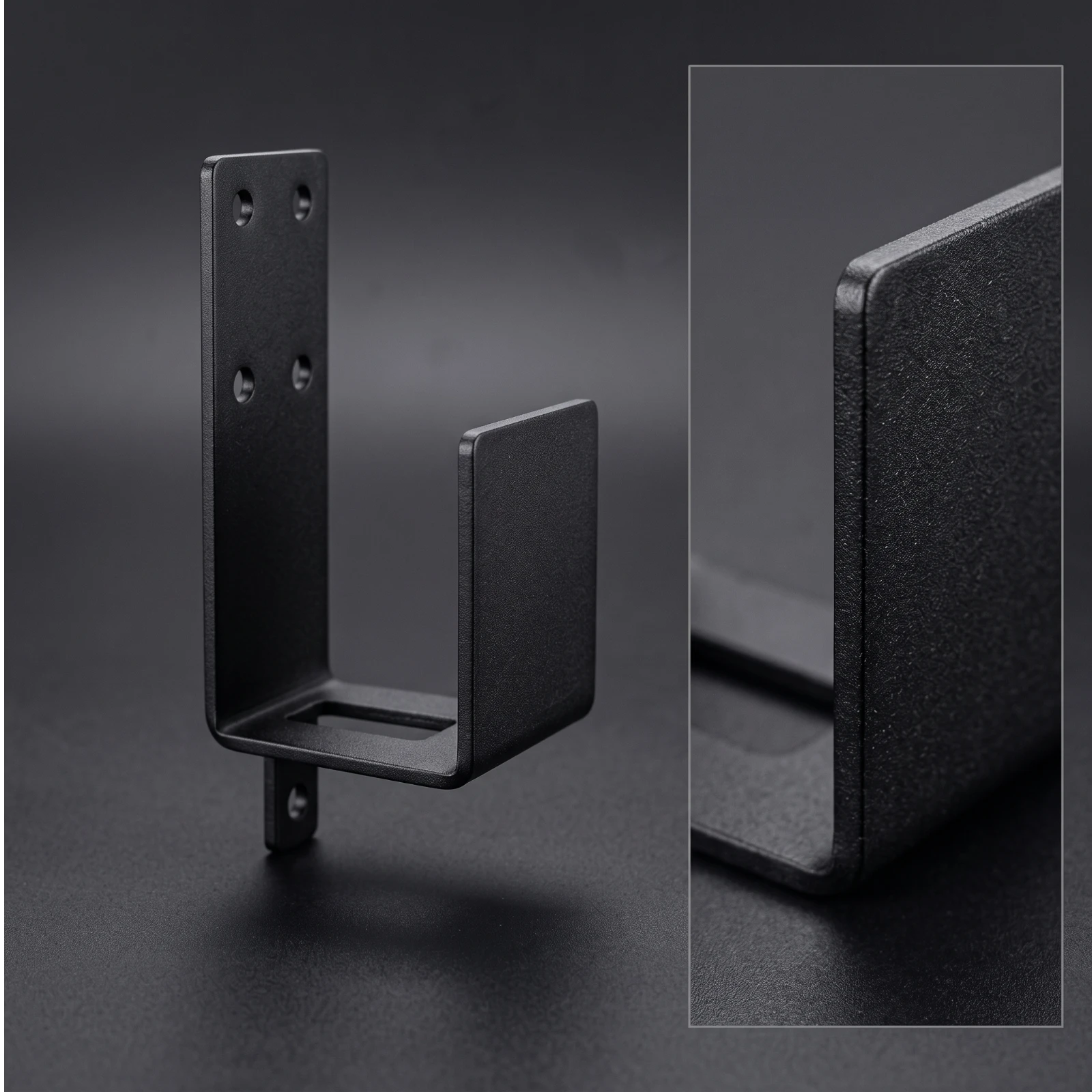 Wall-Mounted Bracket Rigid U-Shaped Bracket Brackets Long-Lasting Hardware Thick for DIYers, Door Frame, Gate