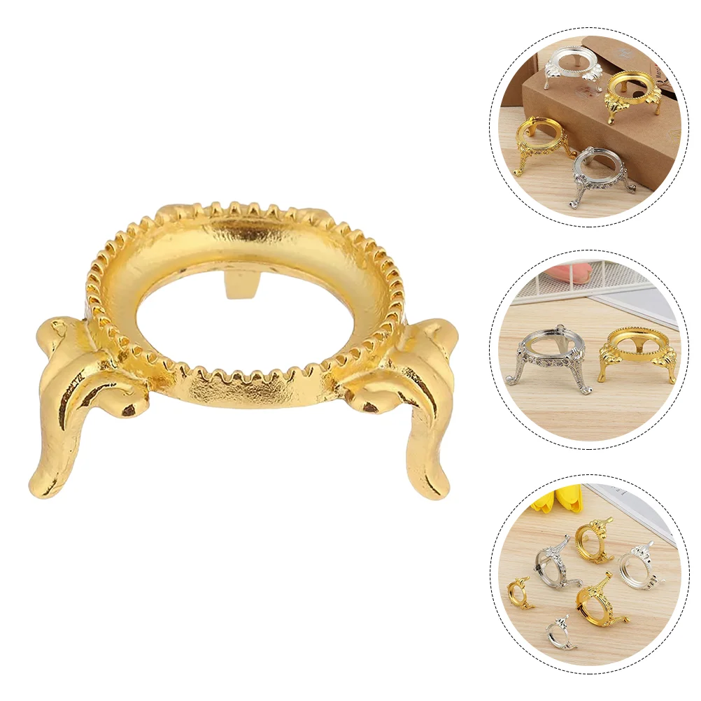 

Crystal Ball Base Sphere Showing Stand Display Rotating Bracket Glass-ball Pedestal Alloy