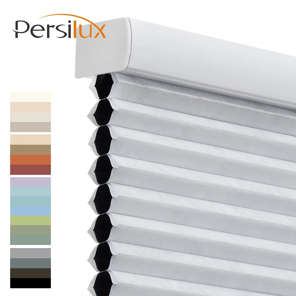 Persilux Blackout Cellular Blinds Honeycomb Shades Double Cells Cordless  Windows Shades Saving Energy Thermal Insulation Custom