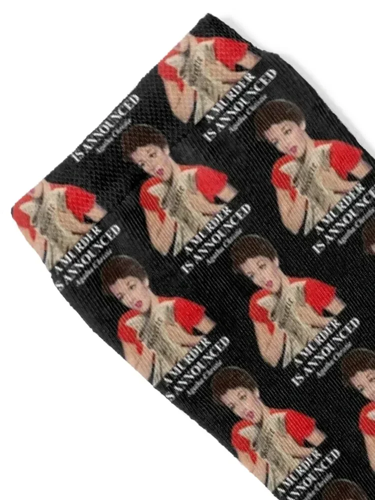 Agatha Christie book cover Relaxed Fit Socks luxury Thermal man winter christmas gifts winter thermal Luxury Woman Socks Men's