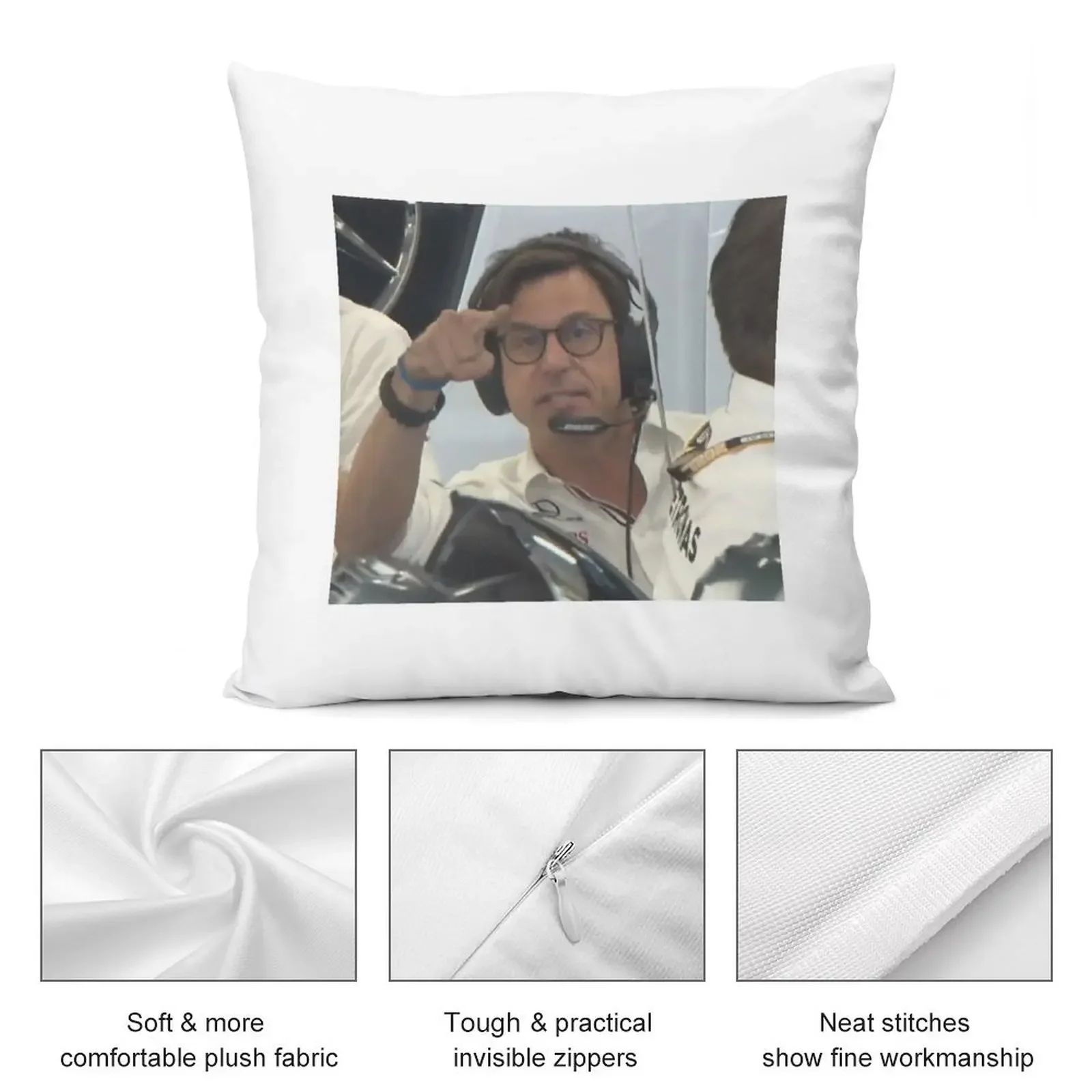 F1 angry toto Throw Pillow Cushion Cover For Sofa autumn decoration pillow