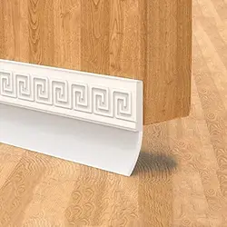 Impermeável Silicone Porta Draught Excluder, fundo fita fita de vedação, Weatherstrip, Dustproof, 100cm