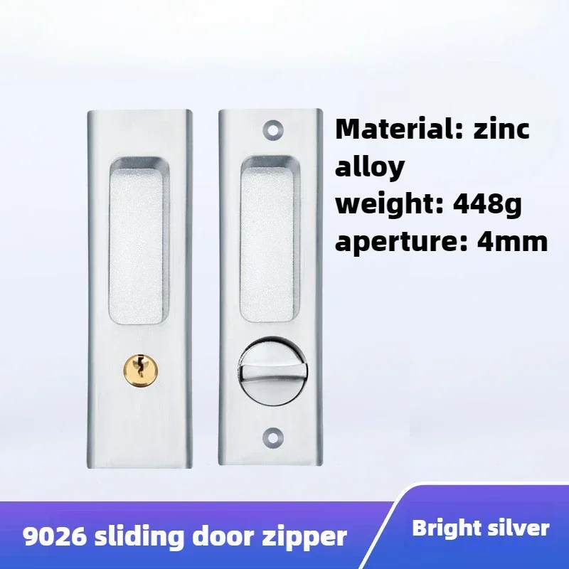 Living Room Kitchen Office Universal Wooden and Glass Door Zinc Alloy Mobile Lock Sliding Door Hidden Door Latch