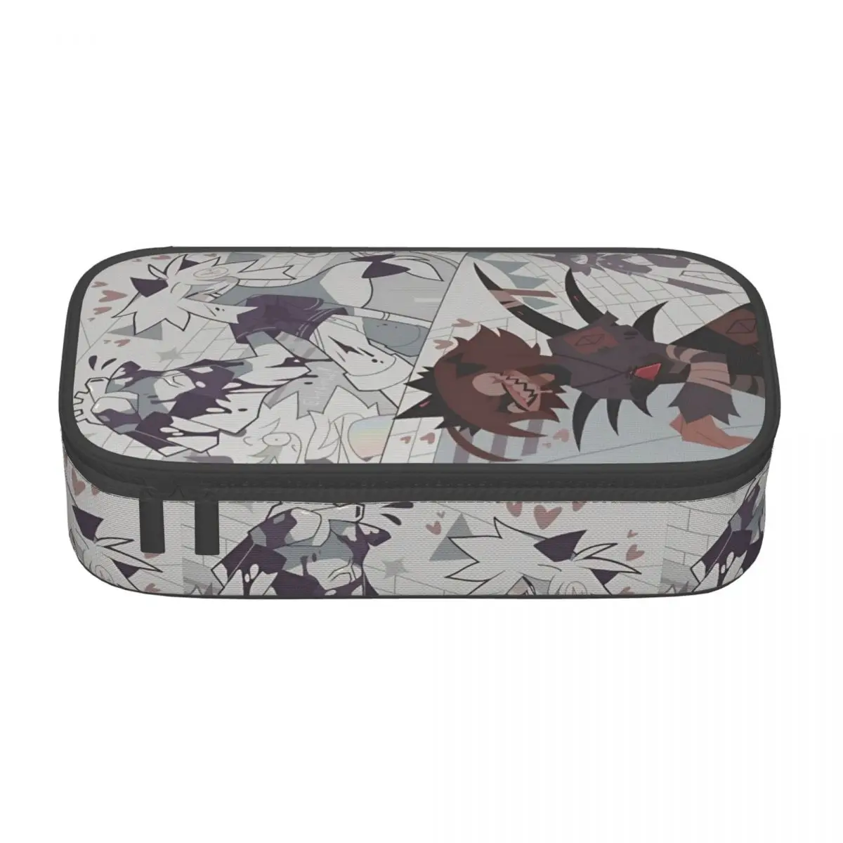 Fundamental Paper Education Anime Pencil Case Double Layer Large Capacity Kids School Supplies Pen Case Perfect Gifts