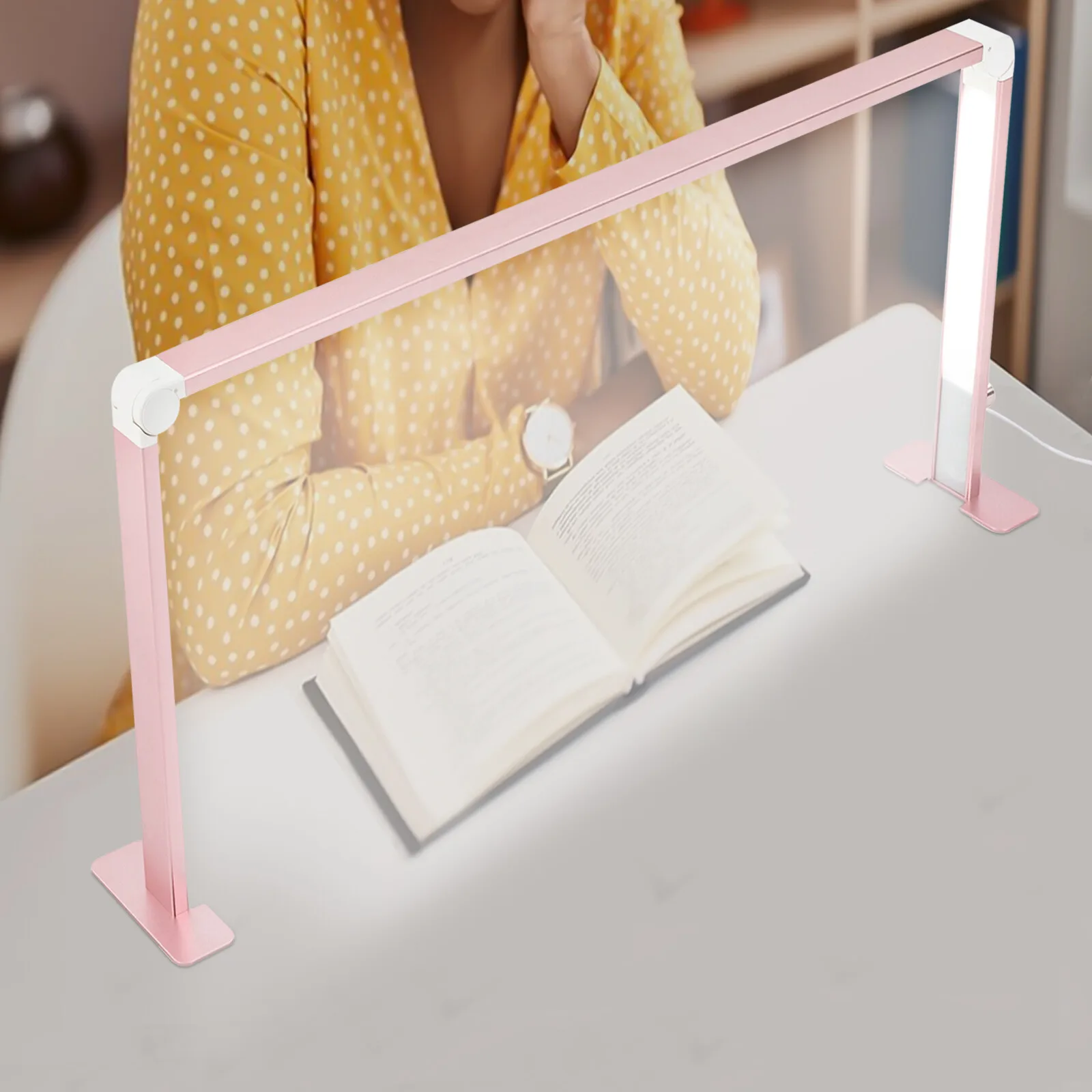 

36W Nail Lamp Desk Light for Nail Tech Lash Eyelash Extension Tattoo Eyebrows Adjustable Brightness and Color Temperature