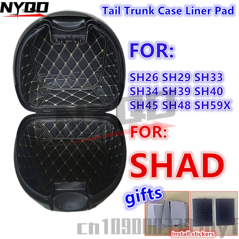 

Tailbox lining motorcycle trunk compressible portable inner for SHAD SH48 SH33 SH26 SH29 SH45 SH40 SH39 SH59X lining top case
