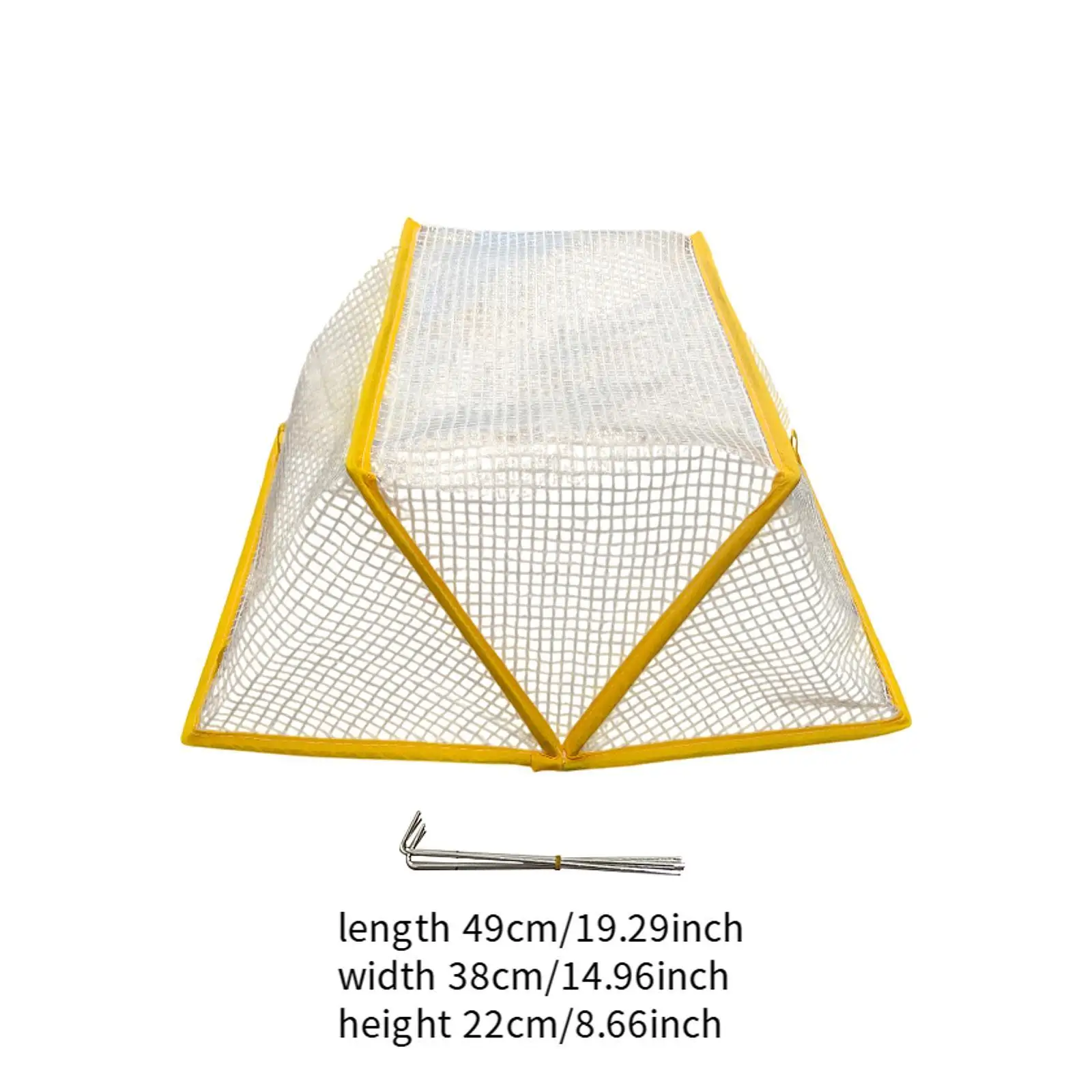 Freeze Protection Plant Net Cage Foldable PVC Mesh Cover for Outdoor Planters and Garden Vegetables