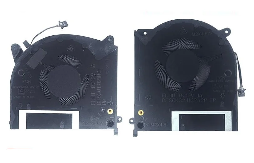 

NEW CPU Cooling Fan For Dell Alienware M15 R2 N18E X9FRW 0X9FRW DC 12V 1.0A DFSCK324162A2P FLHU DFS2013121H0T 5V 0.5AFLHT