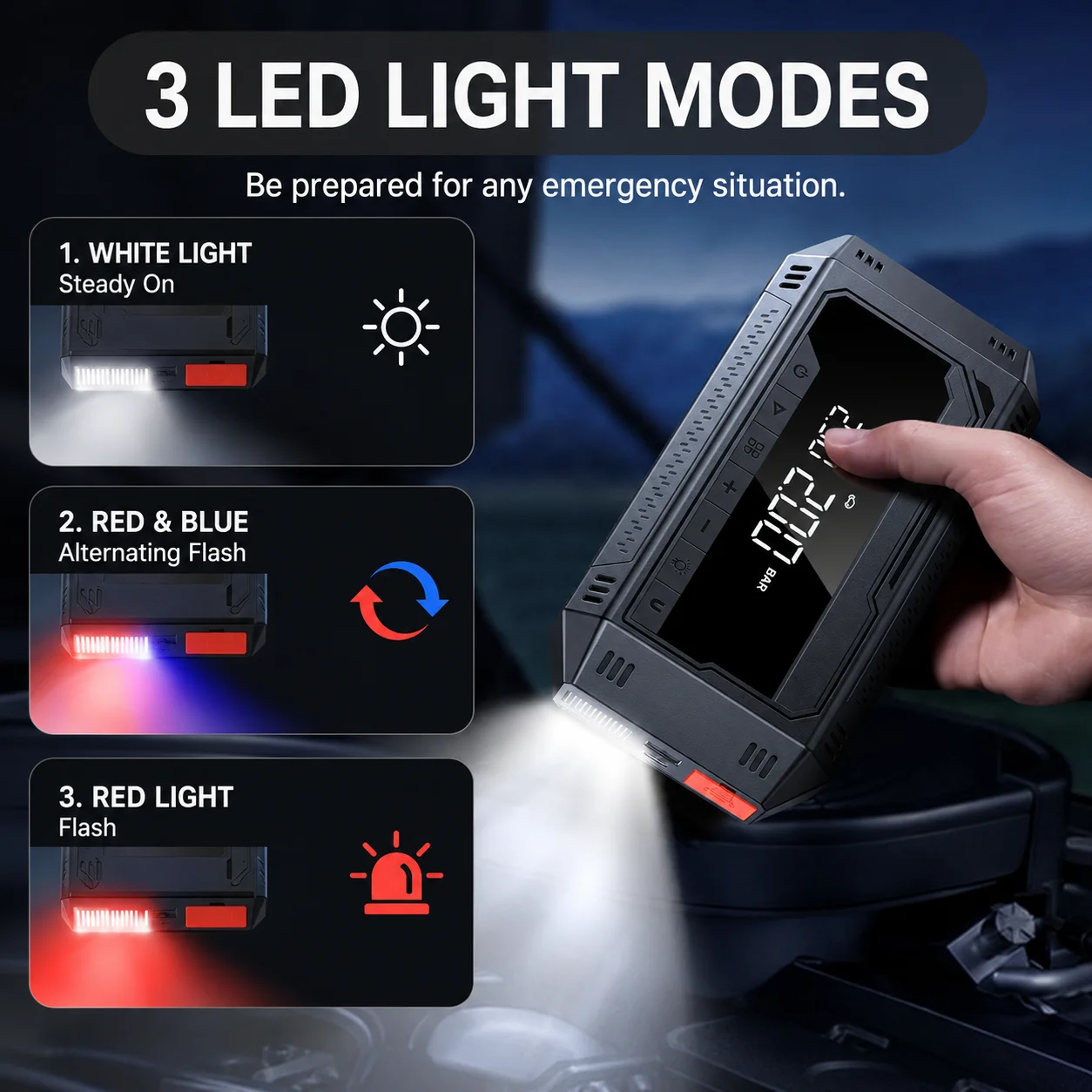 High peak Jump Starter 150psi  - Jump Starter 12V Diesel recension och pris