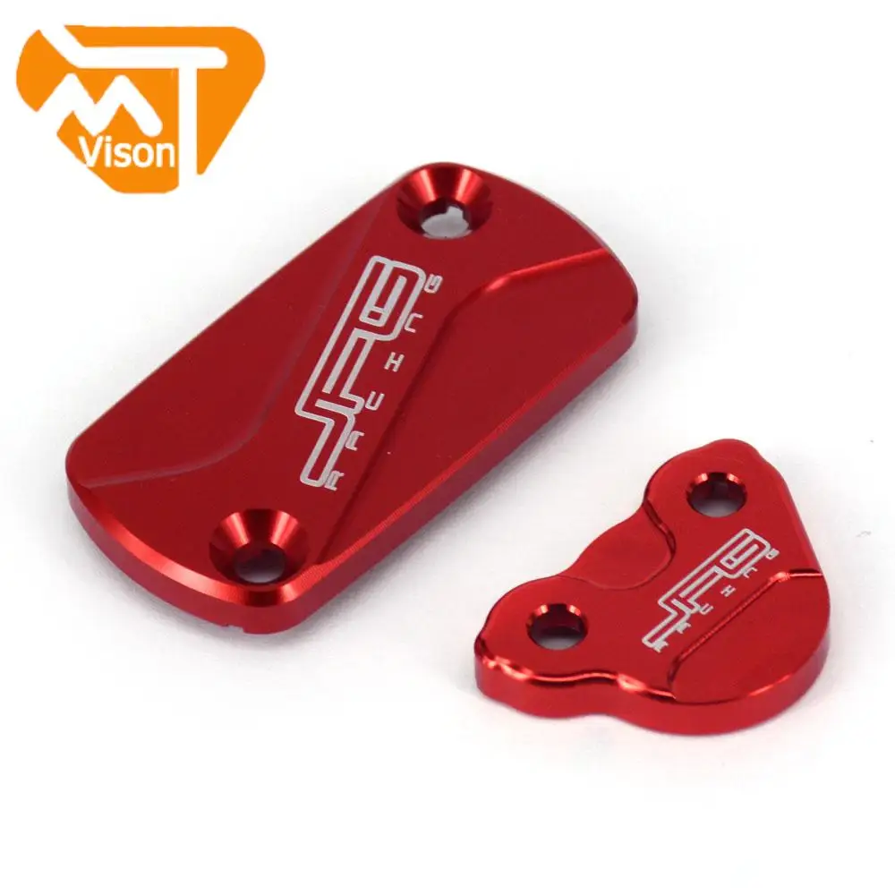 

Motorcycle CNC Front & Rear Brake Fluid Reservoir Cover Cap For Honda CRF150R CR125R 250R CRF250R CRF250X CRF450R CRF450X