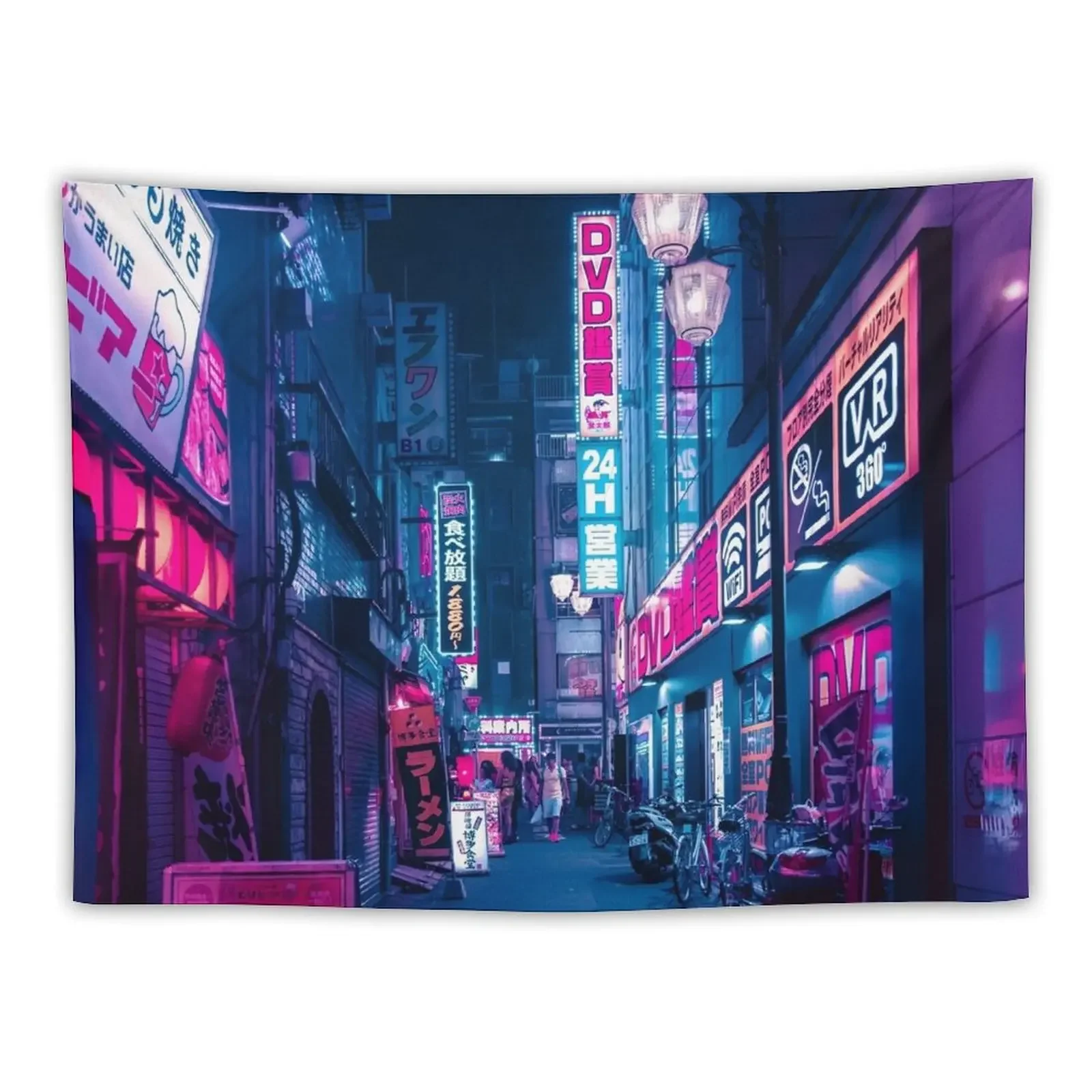 

Tokyo 24h Tapestry Aesthetic Room Decor Korean Room Decorations On The Wall Tapestry