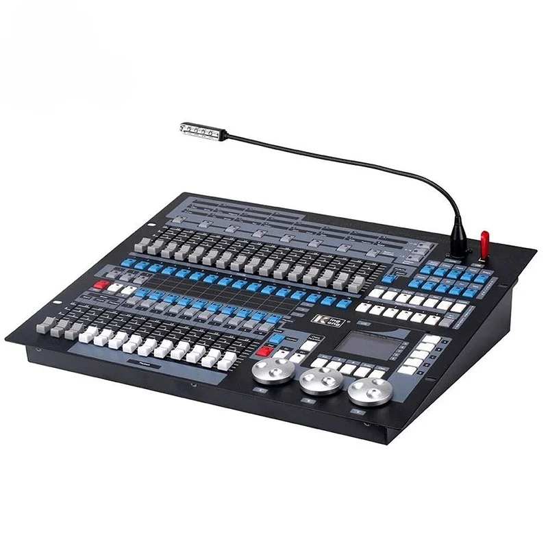 Stage Light dmx controller Mini Pearl King Kong 1024 Dimming stage dj lighting console with flight case