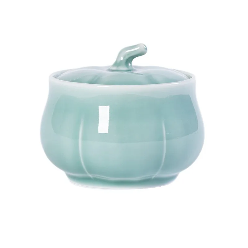 

Celadon stew cup Water-proof stew Household steamed vegetables with lid Egg custard Ceramic soup cup
