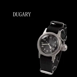 DUGARY Sports Fashion Automatic mechanical Watch 36MM frogman army NH35 Movement Band pilot Wristwatches Relogio Masculino