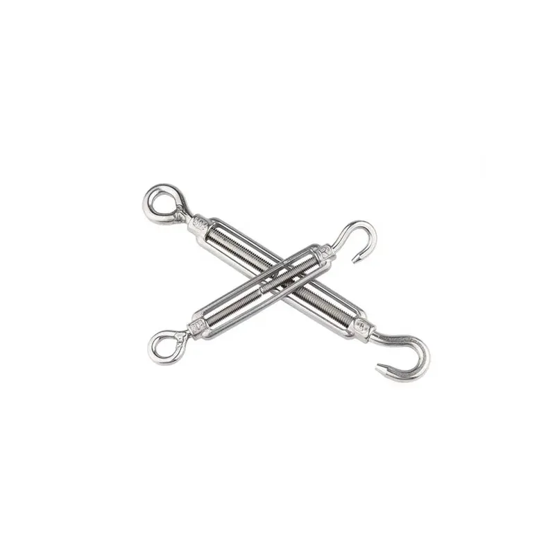 Corrosion Resistant 304 Stainless Steel Turnbuckle Easy Adjustment Tensioner for Guardrail and Rigging Applications