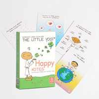 The Little Yogi Happy Notes Oracle A 40 Cards Fate Divination Deck Card Game Fortune Telling Game For Family Party Board Game