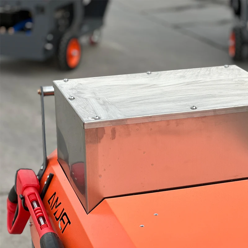 Amjet 200bar 20lpm ساخنة شريط متوازي محرك آلة تنظيف المجاري المجاري استنزاف الأنابيب الأنابيب آلة التنظيف