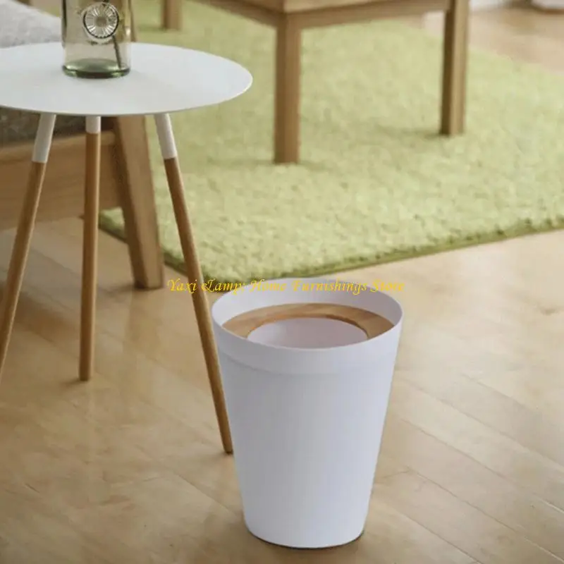 

W8EA японский стиль пластиковой мусор с пустыми бамбуковыми покрытиями для крышки для дома для домашней спальни