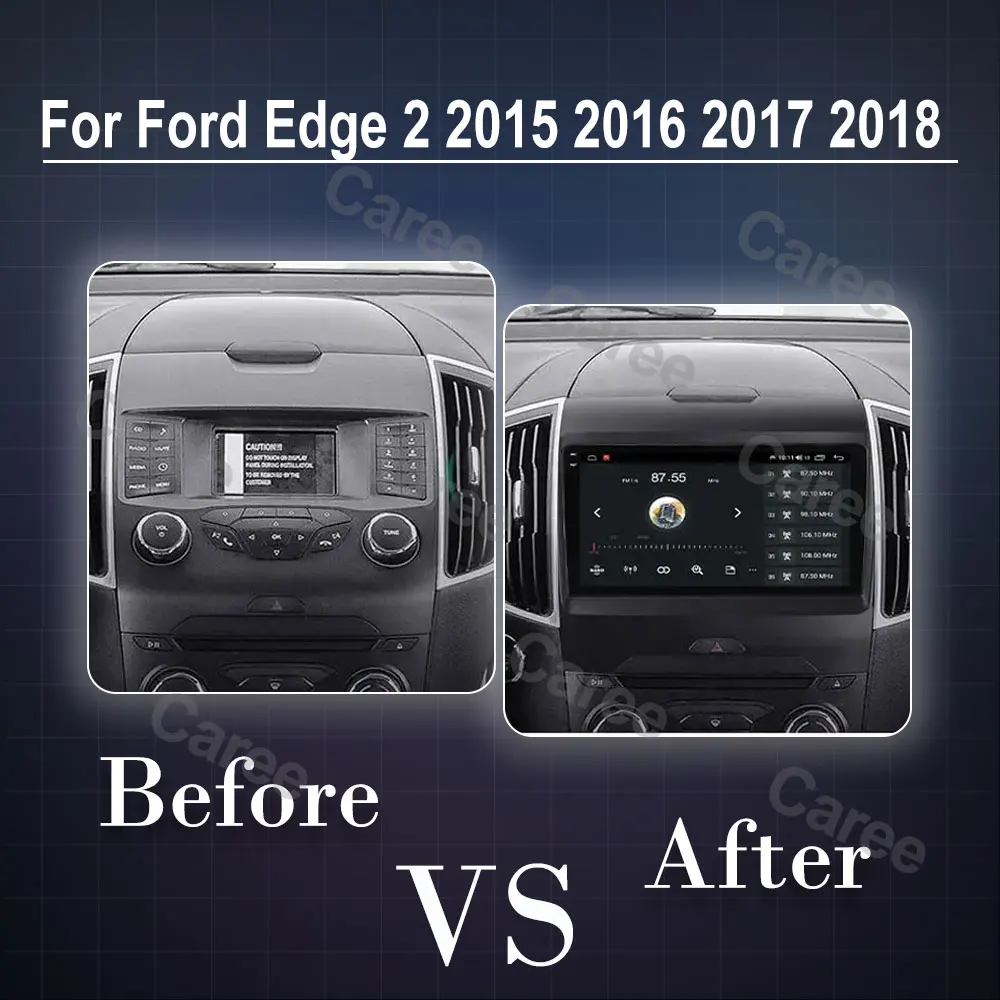 Android 15 For Ford Edge 2 2015 2016 2017 2018 Multimedia Player TV Car GPS 4G WIFI BT Lettore Video Autoradio Navigation Radio