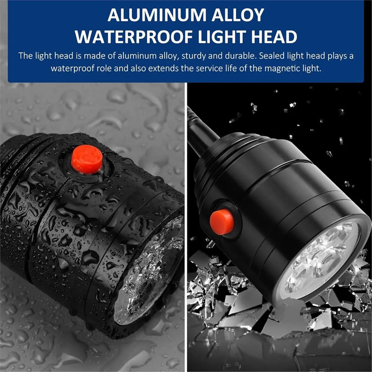 

A230P ~Magnetic Work Light, LED Machine Light with Flexible Gooseneck and Magnetic Base, Shop Tool Lamp for Lathe US Plug
