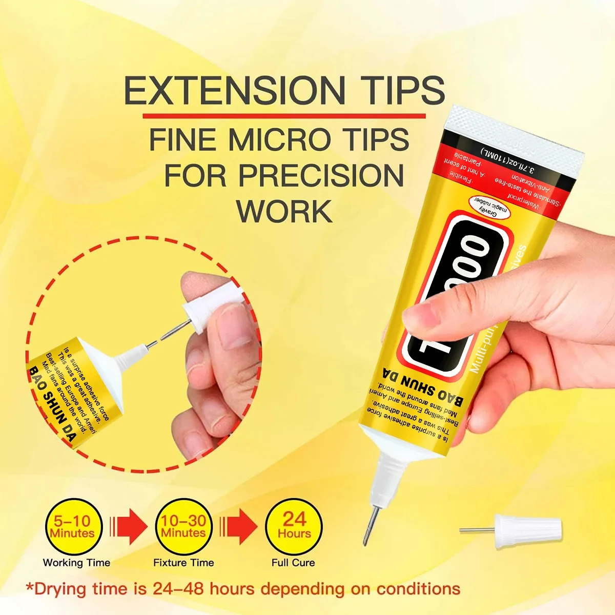 Upgraded T7000 Contact Adhesive Specially for Mobile Phone & Tablet Repair, High-Strength Multi-Purpose Liquid Glue with Precisi