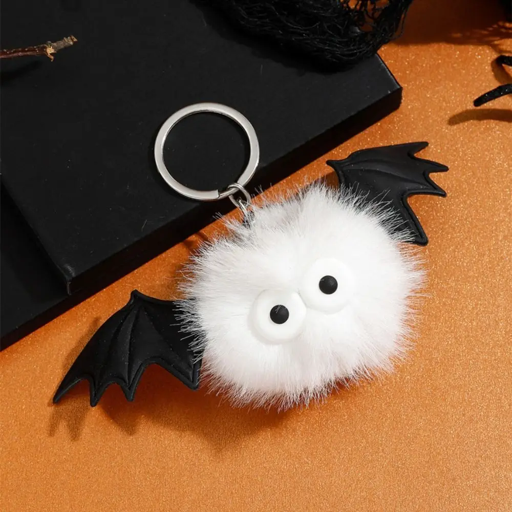 Plush Pendants Plush Bat Doll Keychain Plush Keyring Bag Pendants Halloween Keychain Key Ring Key Holder Birthday Gifts