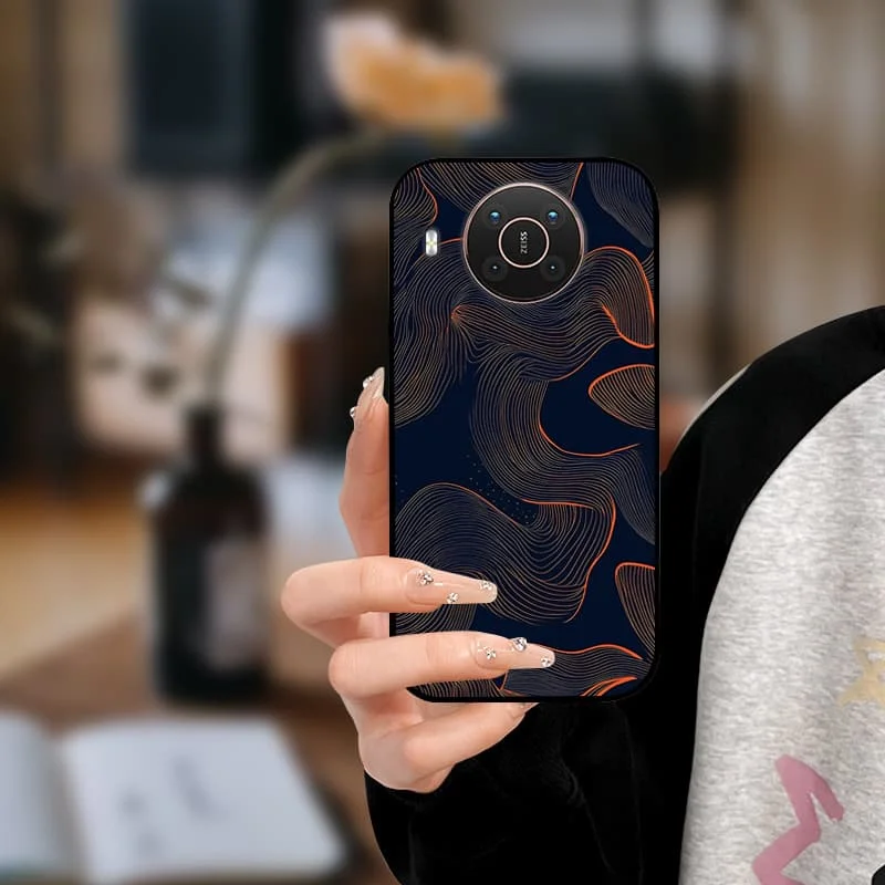 حافظة لهاتف نوكيا X20 X10 حافظة لهاتف نوكيا x10 x20 ممتص للصدمات من البولي يوريثان لهاتف فوندا NokiaX20 X 20 10 Coque Cat #6