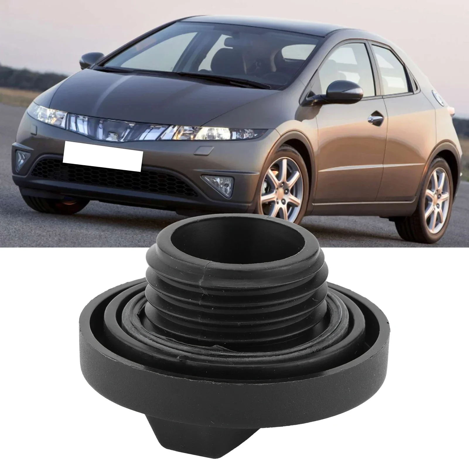 Engine Oil Filler Cap 15610‑P5G‑000 Black Cover Replacement For Honda Accord 2008‑2013