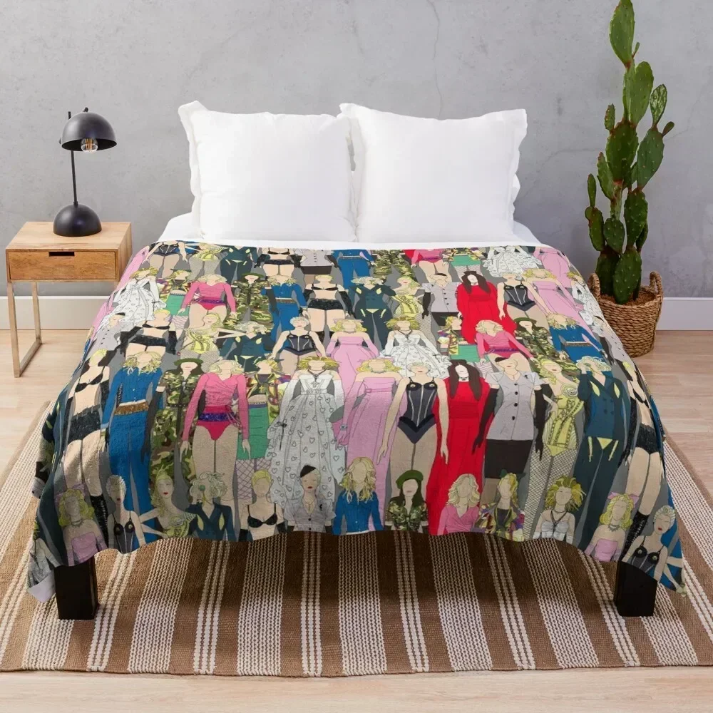 

Madonna-A-Thon Throw Blanket All Season Lightweight Soft Blanket for Bed