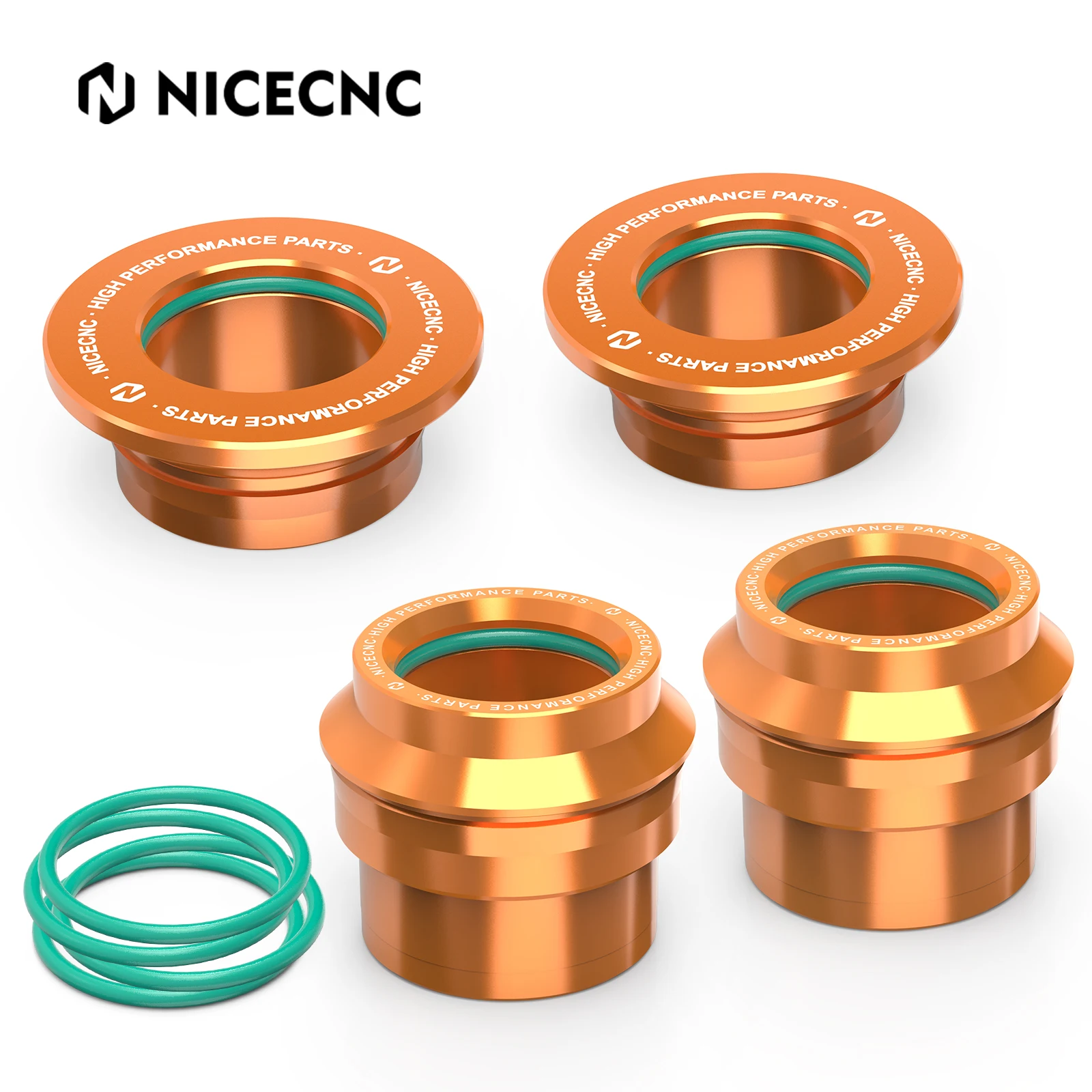 NICECNC 22MM/25MM Front Rear Wheel Spacers Hub Collars For Husqvarna TC125 TC250 TX300 FC350 FC250 FC450 FX350 FX450 2017-2022
