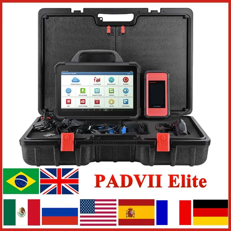 

On Sale - LAUNCH X431 PAD 7 PAD7 PADVII Elite Car Diagnostic Tools J2534 Smartlink Auto Scanner Online Programming ECU Coding