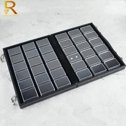 Large Capacity Loose Diamond Storage Display Tray Box Beads Gemstone Holder Ring Pendant Jewelry Carrying Case Travel Organizer