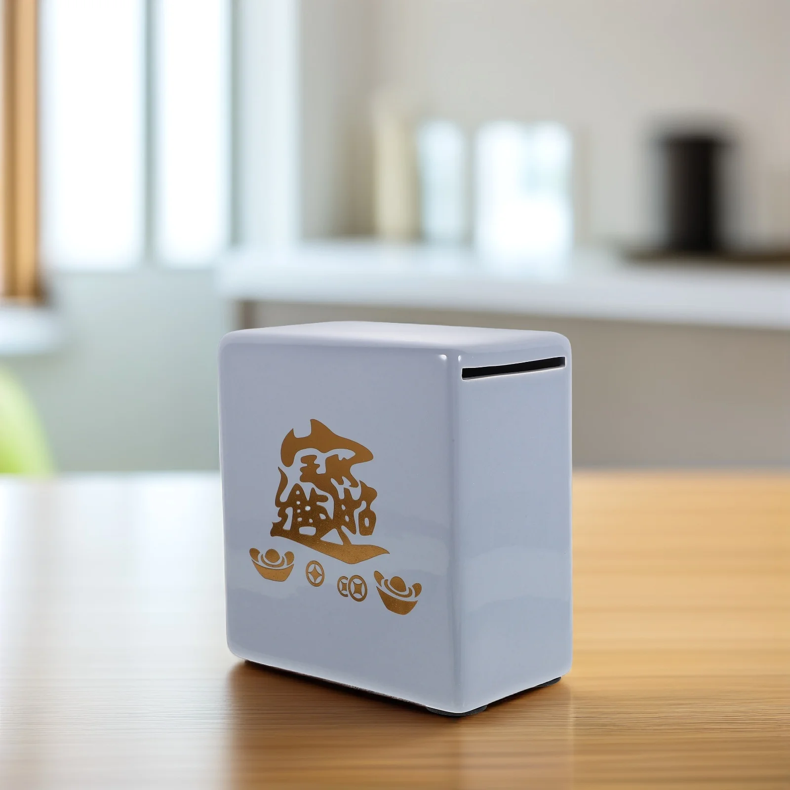 Large Capacity Ceramic Money Box Savings Jar Piggy Bank for Adults Only Saving Money Storage Piggy Bank