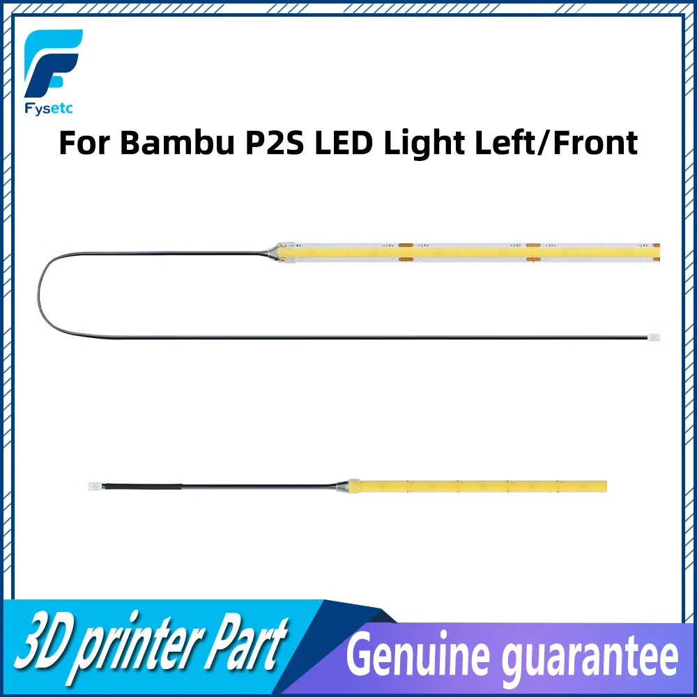 

For Bambu P2S LED Light Left/Front High-brightness Lighting For Bambu P2S 3D Printer Led Light Strip 3D Printer Parts