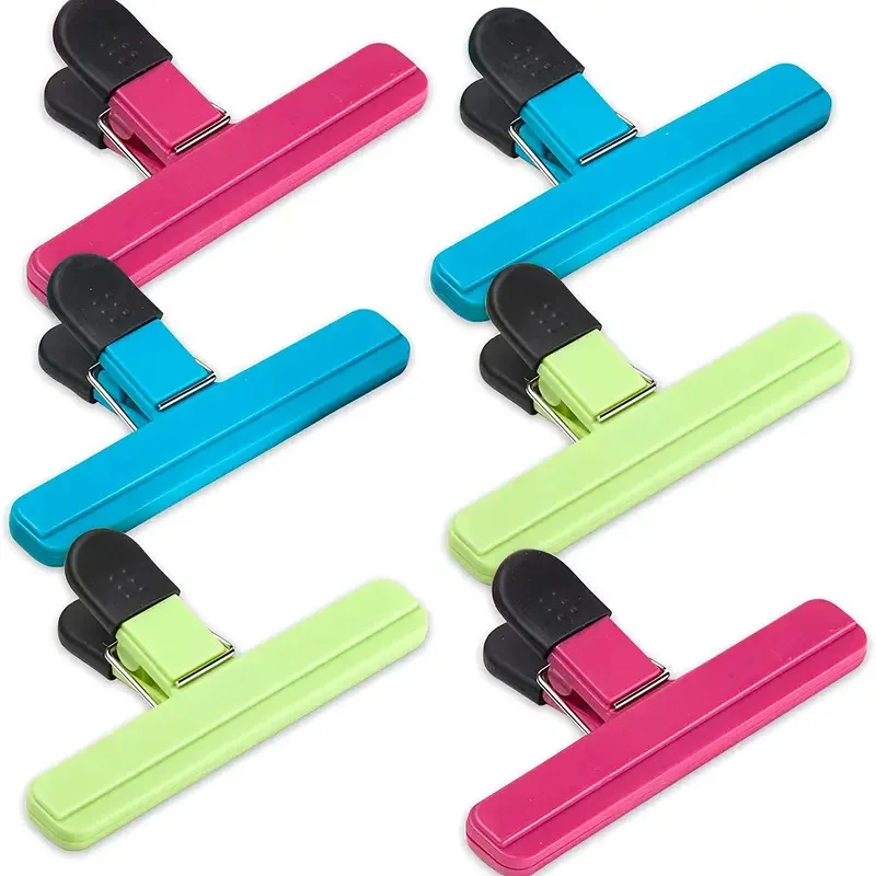 

Moisture-proof Food Bag Clips, Chip Bag Clips, Foods Snacks Bag Paper Clips, Plastic Heavy Duty Seal Grips, Kitchen Supplies