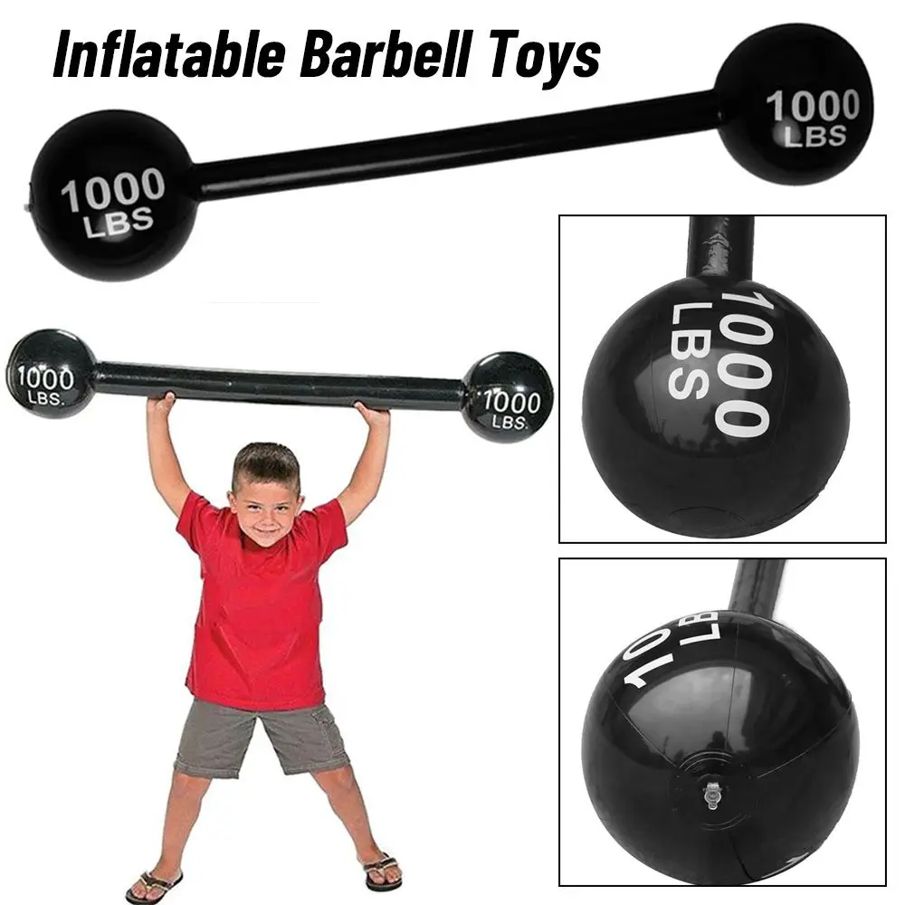 

Parent-child iInteraction Gifts Party Decoration Simulation Gym Funny Toys Event Game Props Inflatable Barbell