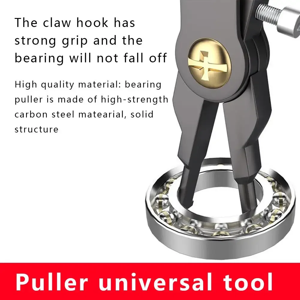 Forged double hook universal inner hole puller disassembly tool multifunctional inner hole bearing puller