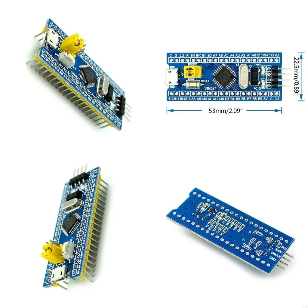 

4X7E STM32F103C8T6 Макетная плата ARM STM32 Учебная плата для пластинчатой ​​компьютерной электроники