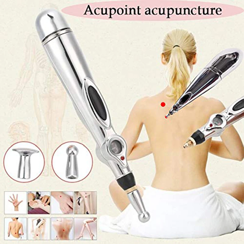 3 pcs Acupuncture Pen 3-in-1 Electronic Acupuncture Pen for Pain Relief, Powerful Meridian Energy Pulse Massage Pen