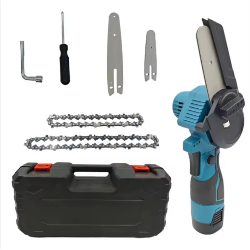 

Brushed Motor 550W Chainsaw Single Hand Mini Electric Wood Cutting Machine