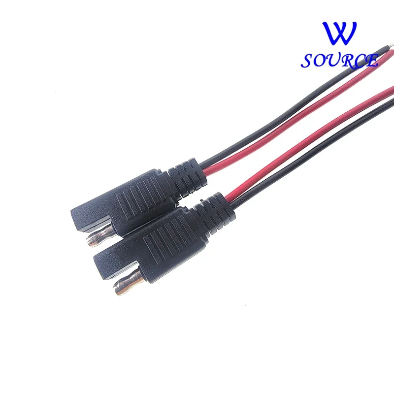 18AWG 12CM SAE Male Female Cable Power Extension Connector Wire for DIY Automotive Solar Battery Plug Wire SAE Cable P1