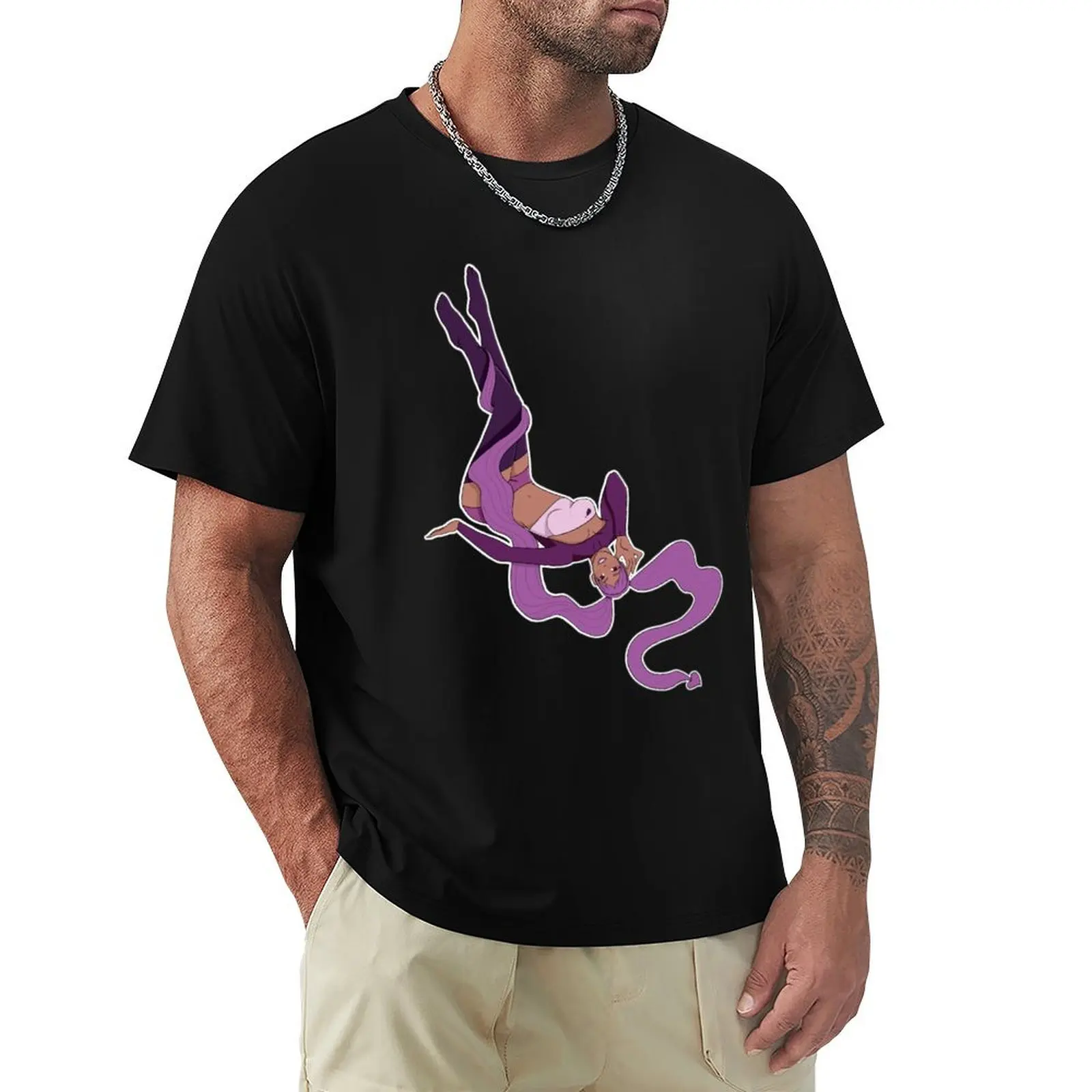 

Entrapta Pinup! T-Shirt Big and Tall Solid Color T-Shirt