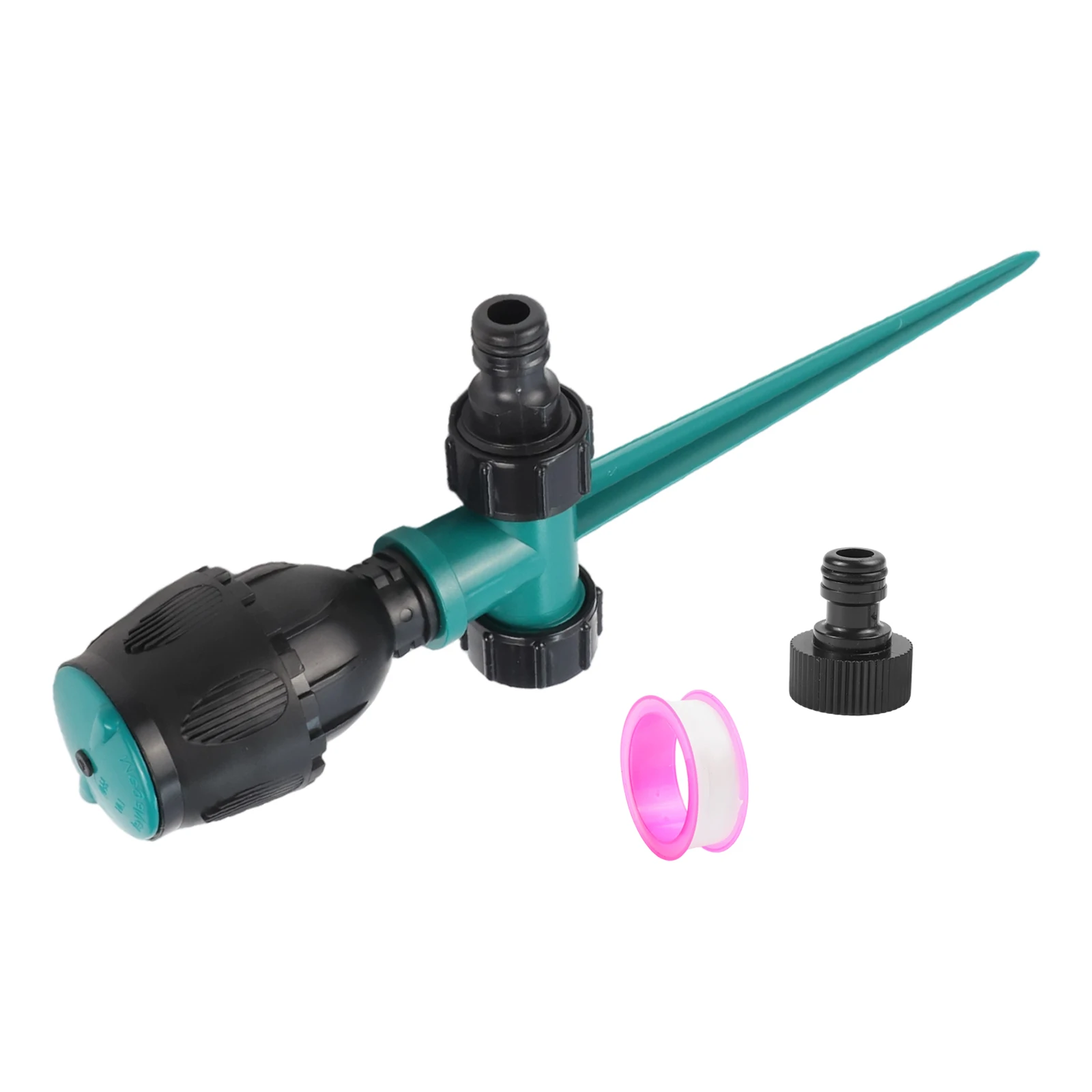 

Water Sprinkler for Lawn and Garden with For 360 Degree Rotation and Double Water Inlet Design for Extended Coverage
