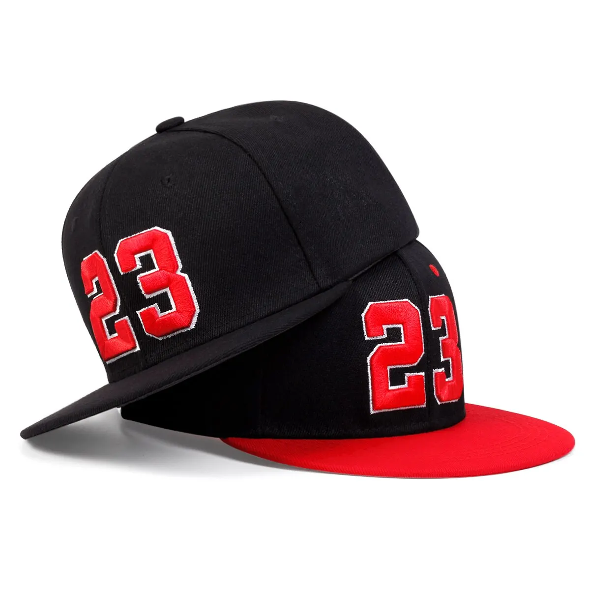 Unisex 23 haftowane czapki hip-hopowe na zewnątrz regulowane baseballówka w stylu Casual czapki kapelusz przeciwsłoneczny