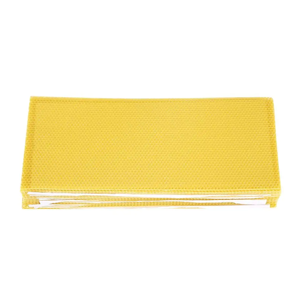 30PCS Beeswax Honeycomb Sheets for Beekeeping - Nest Box Foundation Tools for Beekeepers