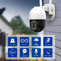 2MP/4MP 1080P ICSEE  8X Zoom Dual Lens Telephoto Wireless WIFI IP Camera Full Color Human Tracking  Home Security CCTV Monitor