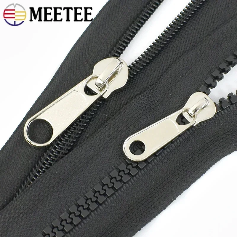 10Pcs 3# 5# 8# 10# 20# Zipper Slider for Nylon Resin Zips Double Zippers Puller Head Bag Luggage Zip Pull Sewing Accessories