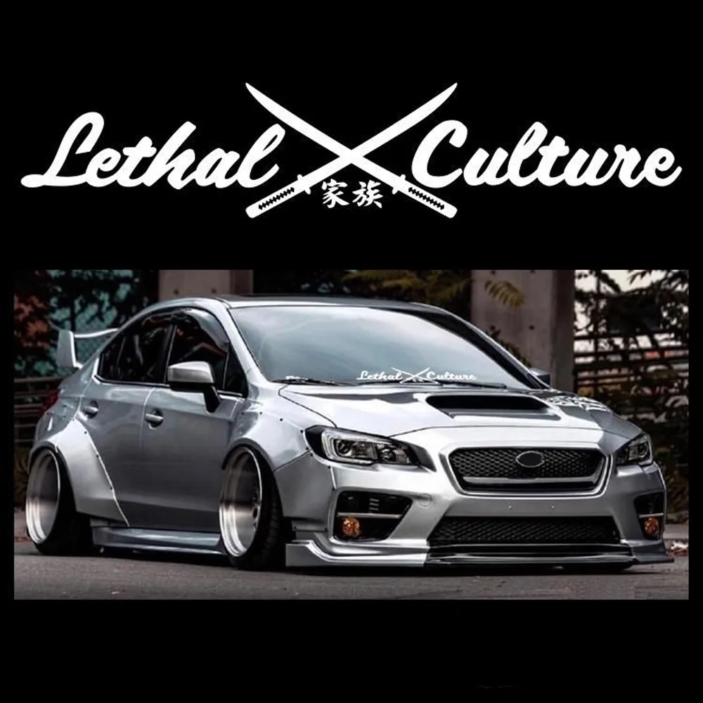 

Car Styling JDM Demon Slayer Lethal Culture Reflective Car Sticker Decor Car Body Glass Rear Windshield Door Hood Decals